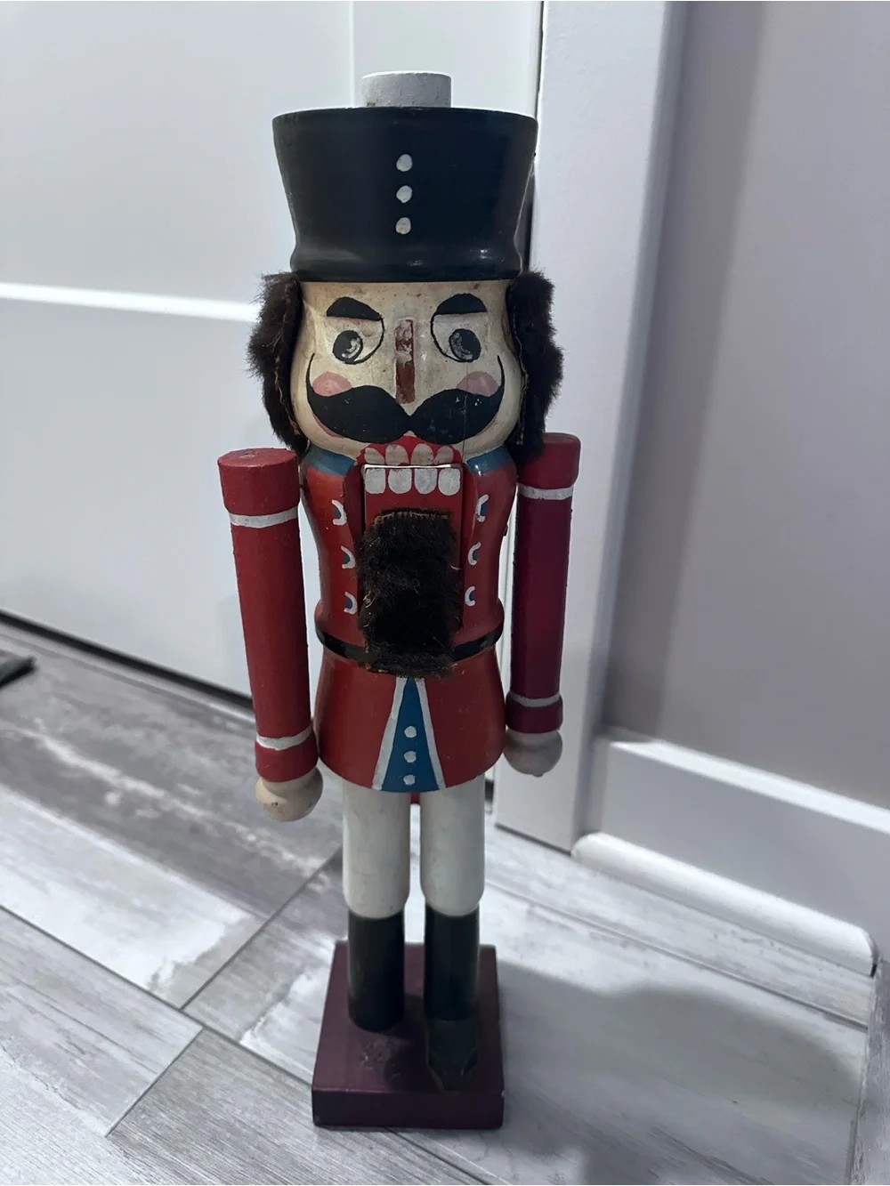 Classic Red Wooden Nutcracker Soldier,15 inches